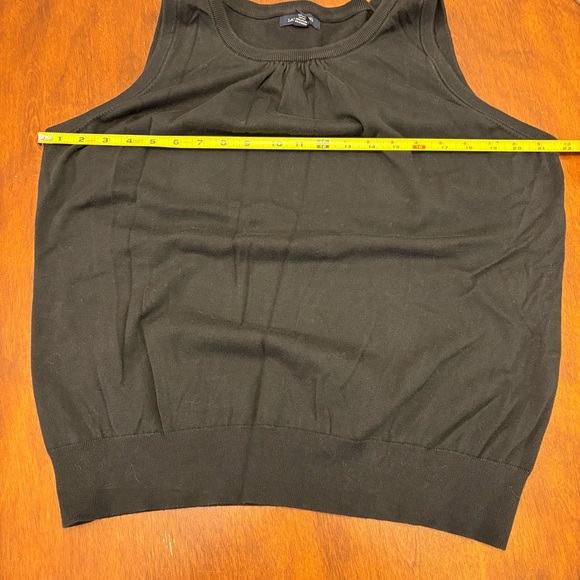 Lands' End Black Sleeveless Sweater XL - Picture 5 of 5